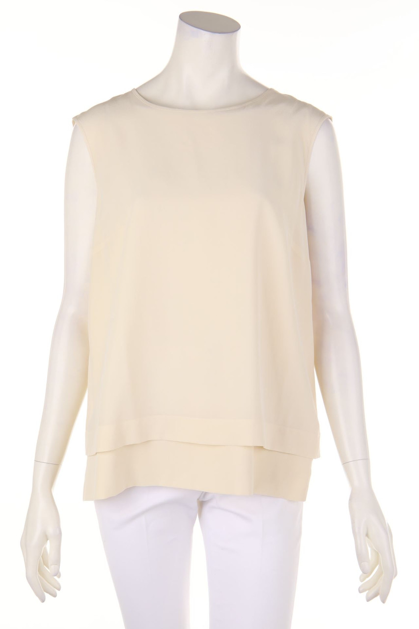 Max Mara STUDIO - Blusentop aus Seide im Layer Look - D 42