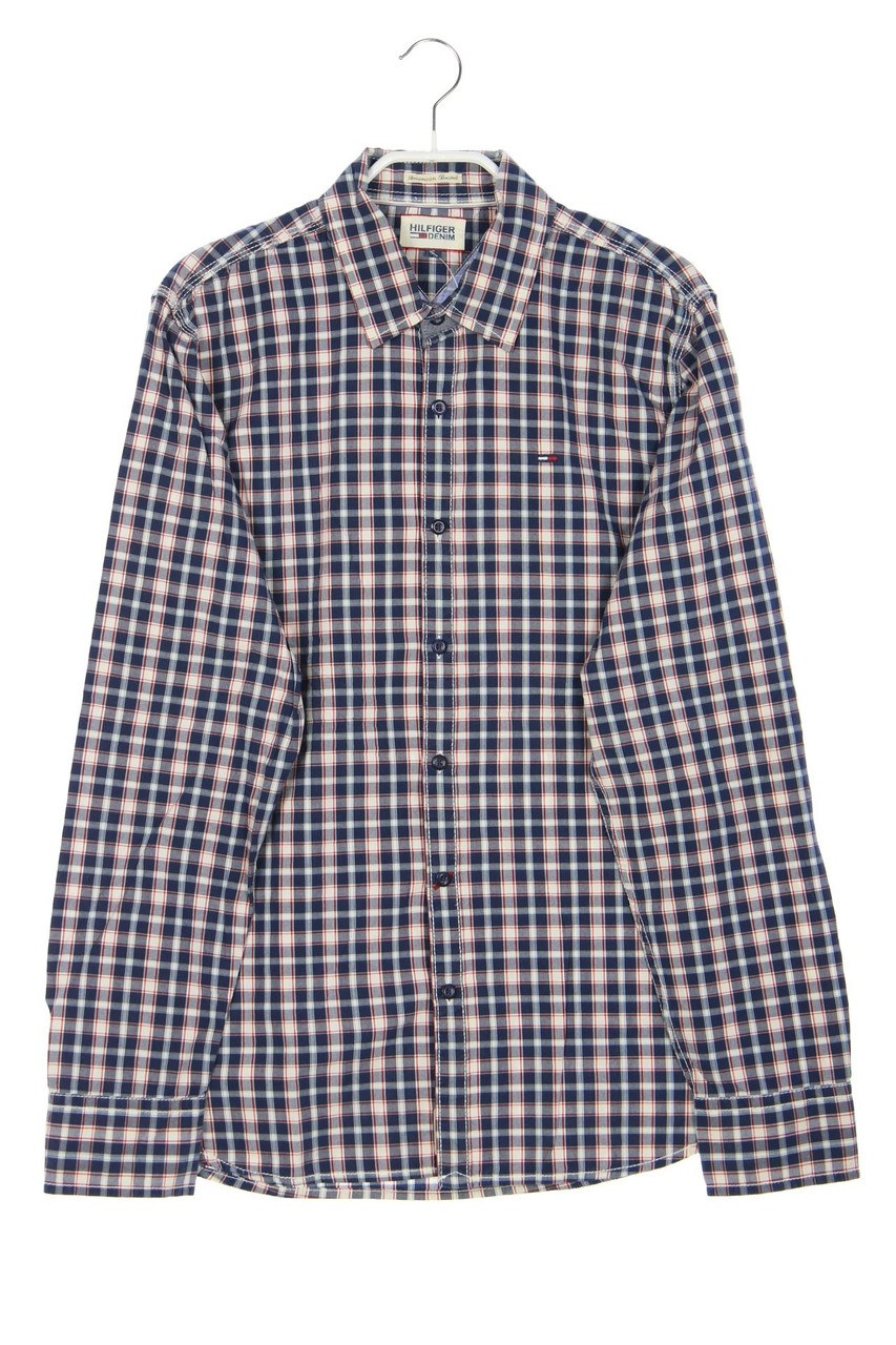 Hilfiger Denim - kariertes Hemd mit Logo-Stickerei - S