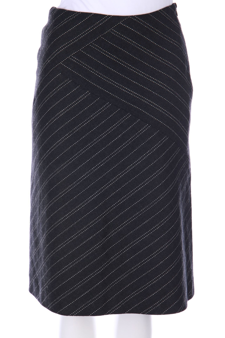 PENNYBLACK - Woll-Midi-Midirock mit Streifen - D 38