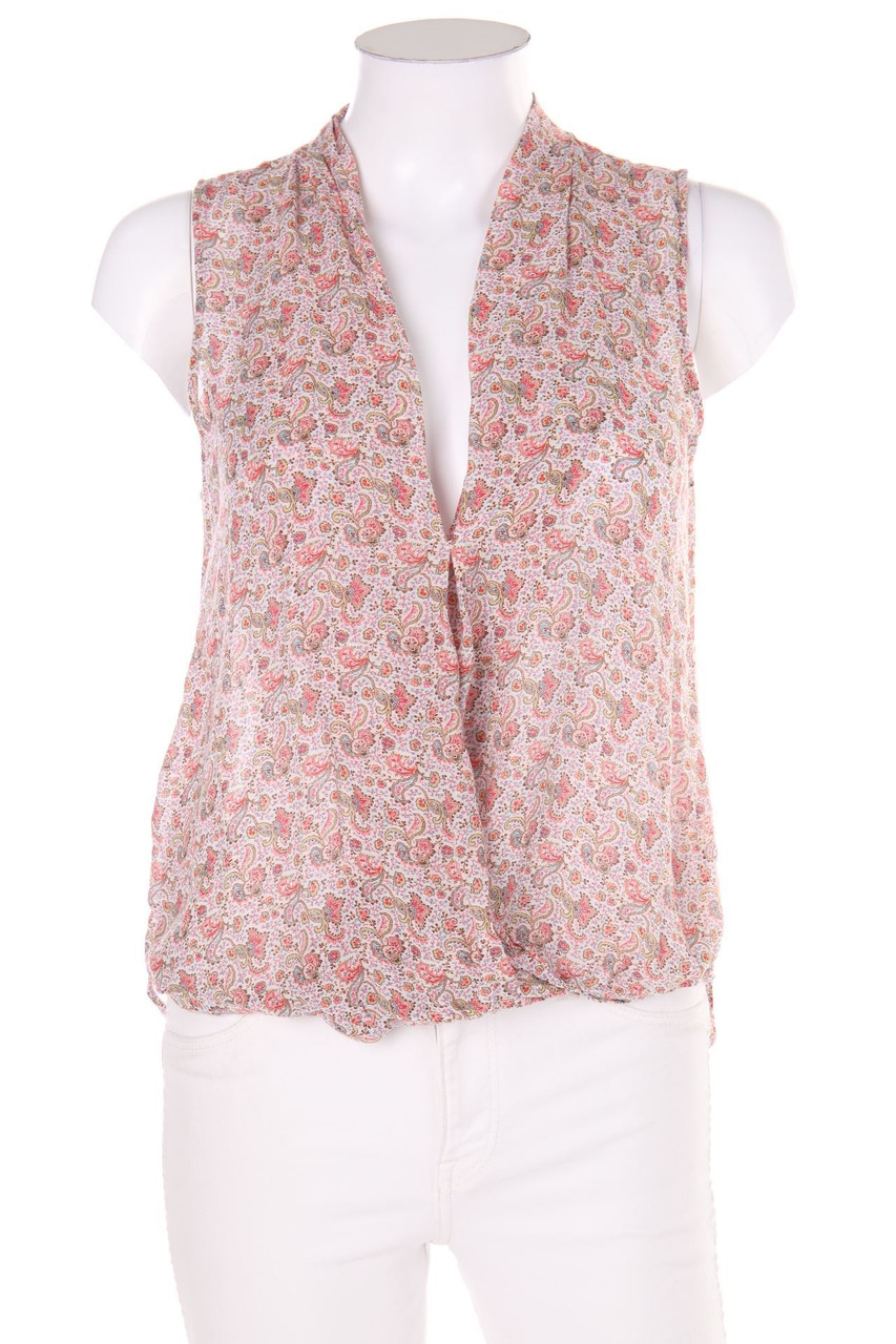 ZARA WOMAN - Blusentop mit floralem Muster - S