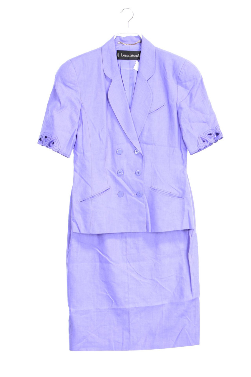 Louis Féraud - Kostüm aus Leinen mit Stickereien - D 38