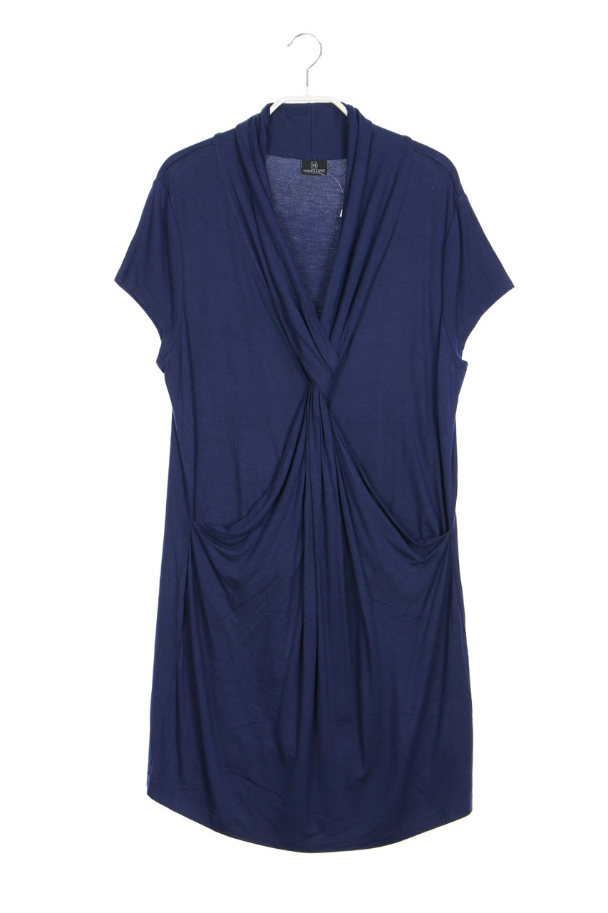 M MADELEINE - Long-Shirt mit Wasserfall-Ausschnitt - D 42