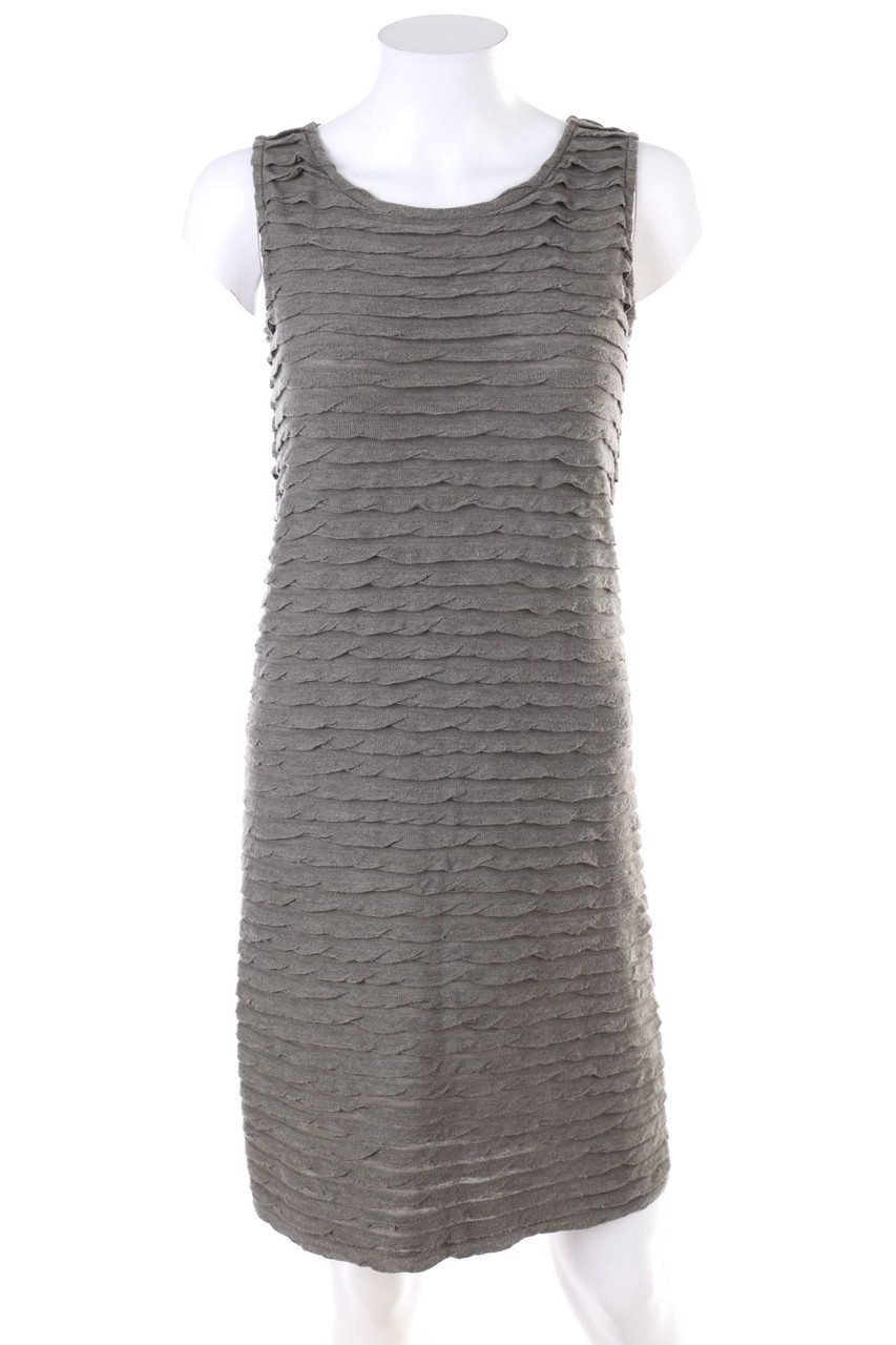 Massimo Dutti - Strickkleid mit Volants - M