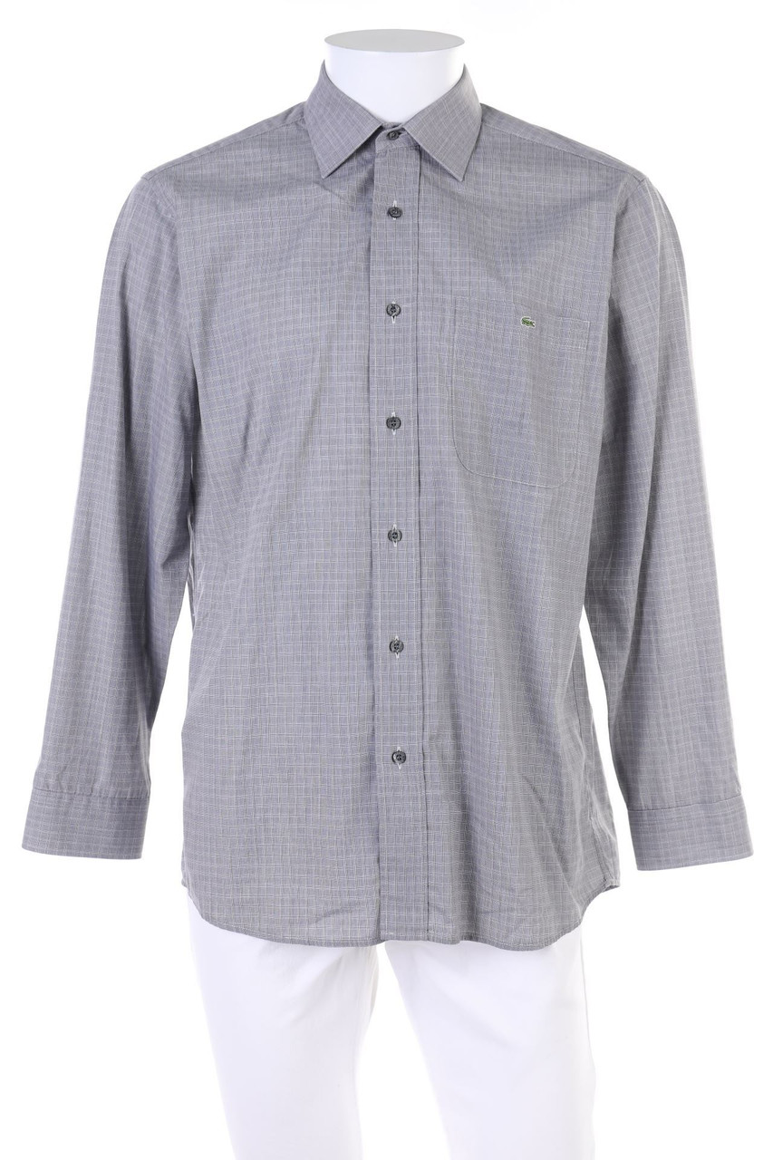 LACOSTE - Hemd aus Baumwolle mit Karo-Muster - 40