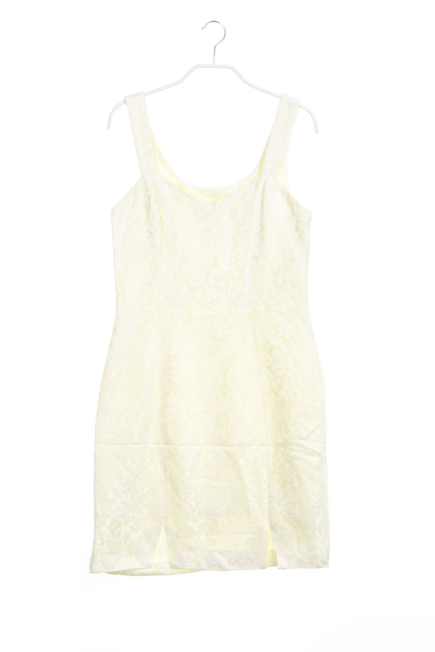 Ohne Label - Etui-Kleid mit Metallic-Effekt - S