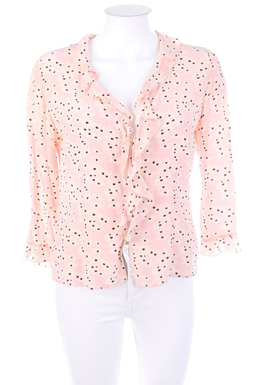 GERARD DAREL - Seiden-Bluse mit Blumen-Print - D 36