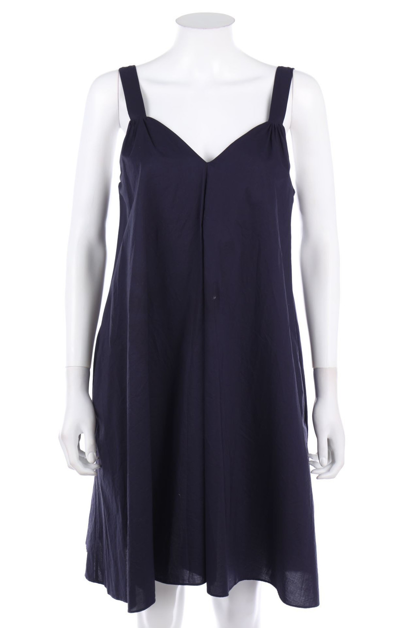 COS - Kleid aus Baumwolle mit Raffungen - S