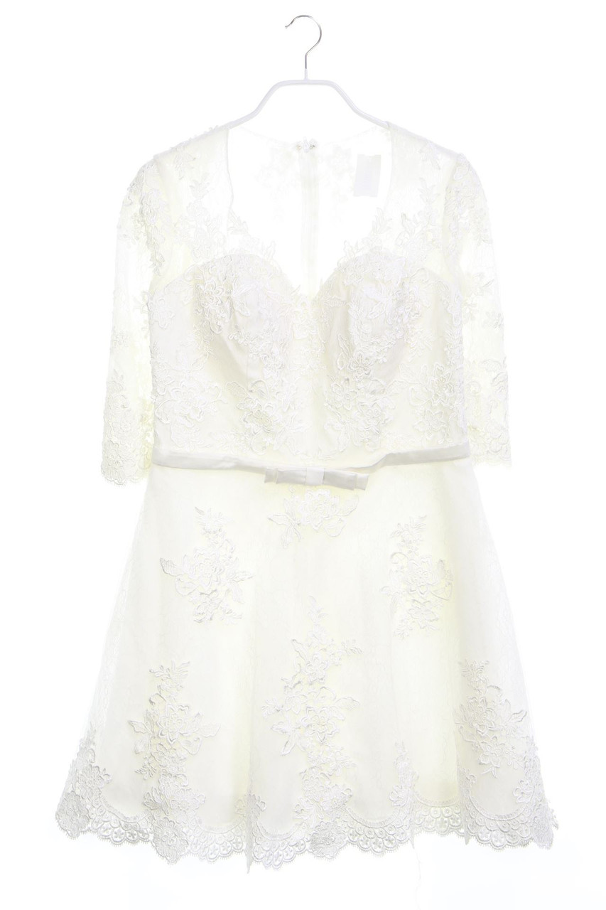 Ohne Label - Spitzen-Kleid aus Spitze mit 3/4-Ärmel - D 42