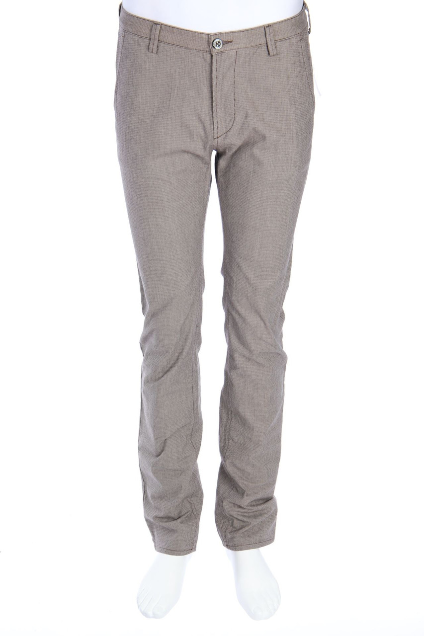 BOSS HUGO BOSS - Hose aus Baumwoll-Mix mit Logo-Applikation - M