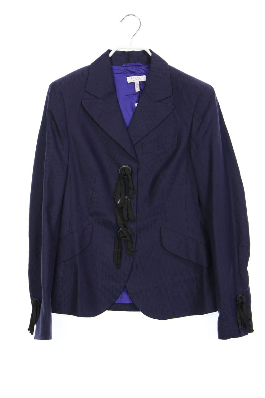ESCADA - Blazer aus Seiden-Mischung mit Schleife - D 36