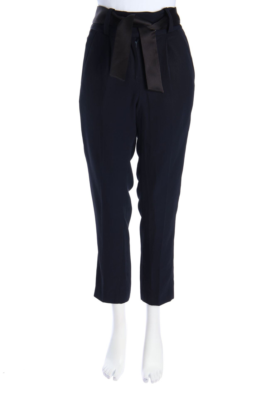 maje - High Waist-Hose mit Gürtel - D 32