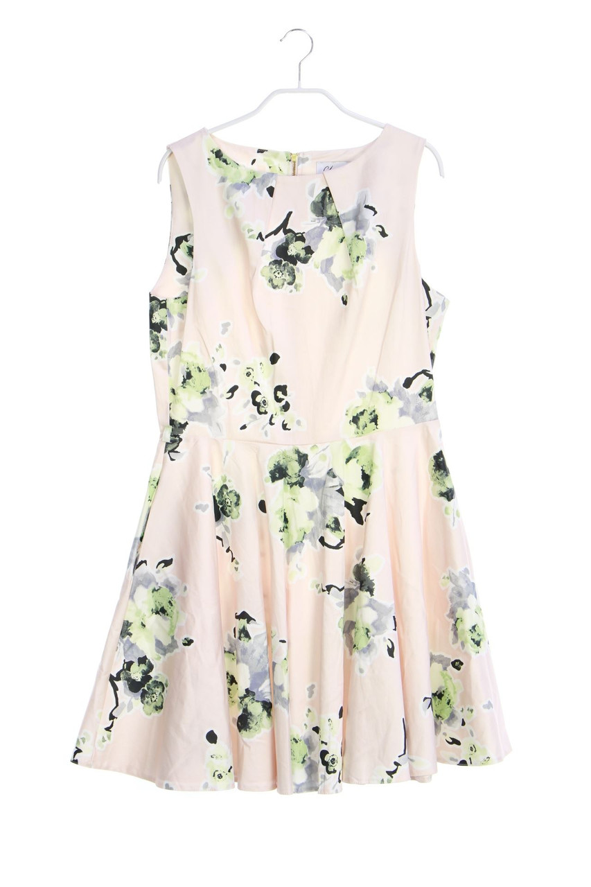 Closet - Kleid aus Baumwoll-Mix mit Blumen-Print - D 44