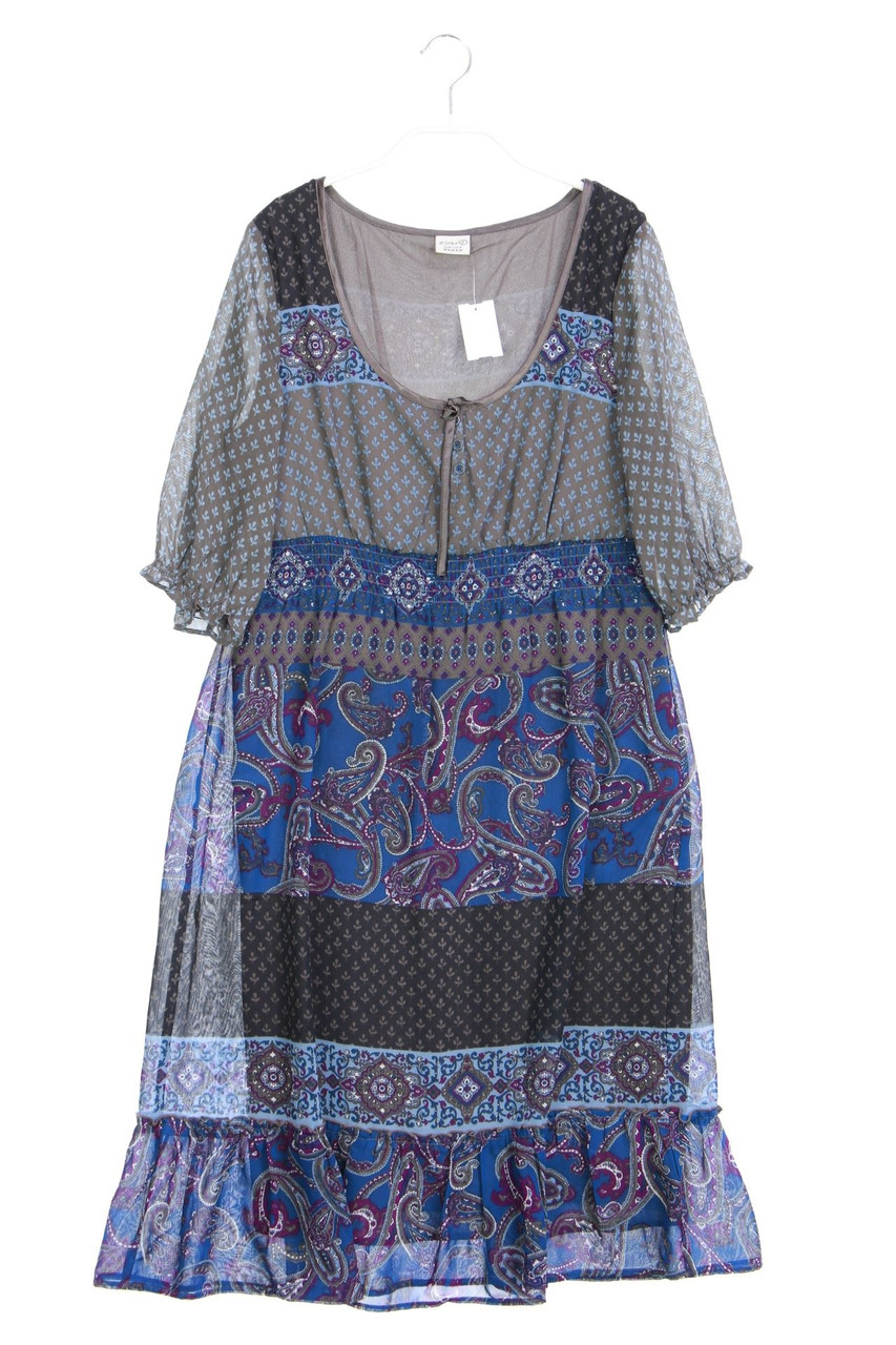 ESPRIT - Kleid mit Paisley-Print - D 38