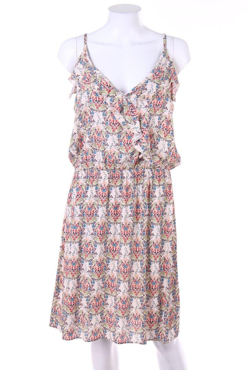KOOKAI - Volants-Kleid mit Blumen-Print - D 42