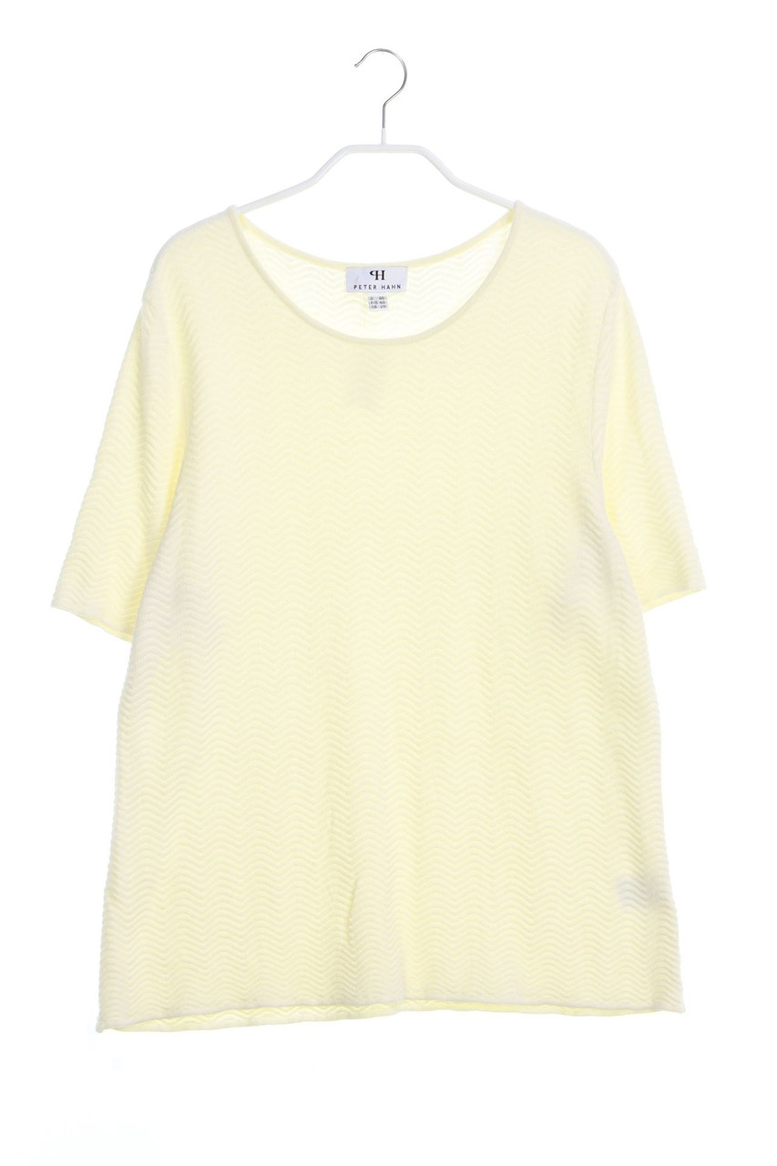 Peter Hahn - Kurzarm-Shirt mit Zickzack-Muster - D 46