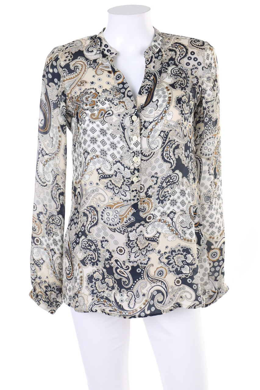 MADELEINE - Seiden-Bluse mit Paisley-Print - D 34