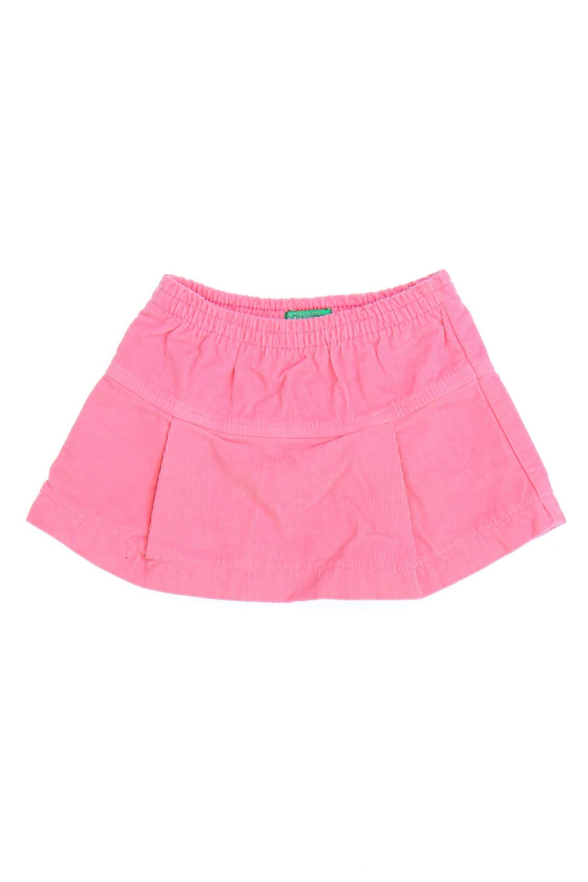 UNITED COLORS OF BENETTON - Cord-Rock mit Falten - 68