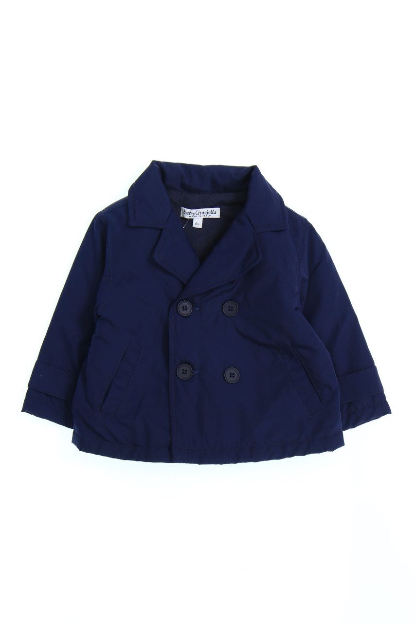 Baby Graziella - Zweireiher-Jacke mit Riegeln - 68