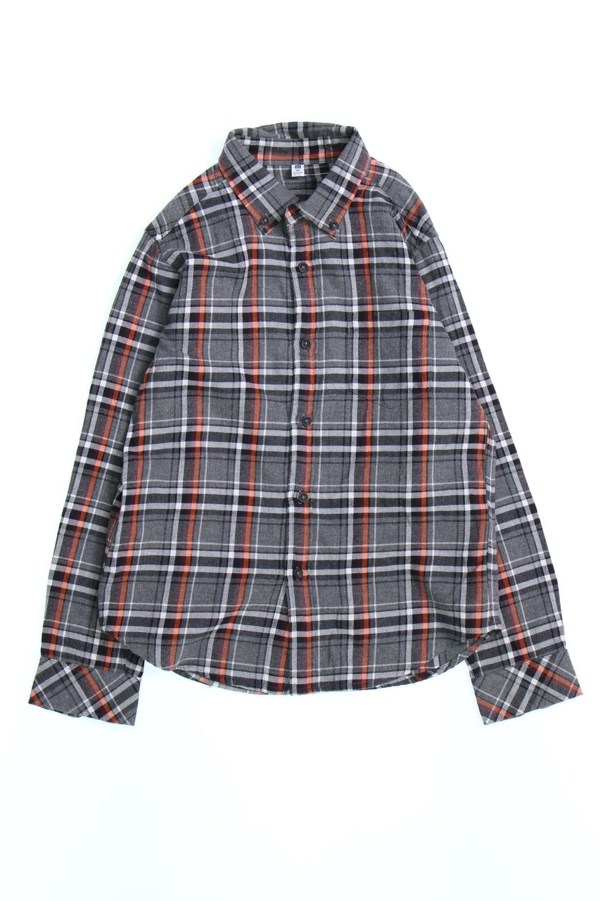 UNIQLO - Hemd mit Karo-Muster - 140