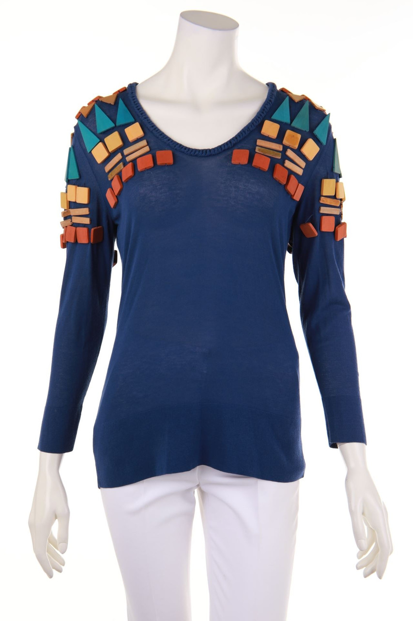 BURBERRY - Statement-Baumwoll-Pullover mit Applikationen - M