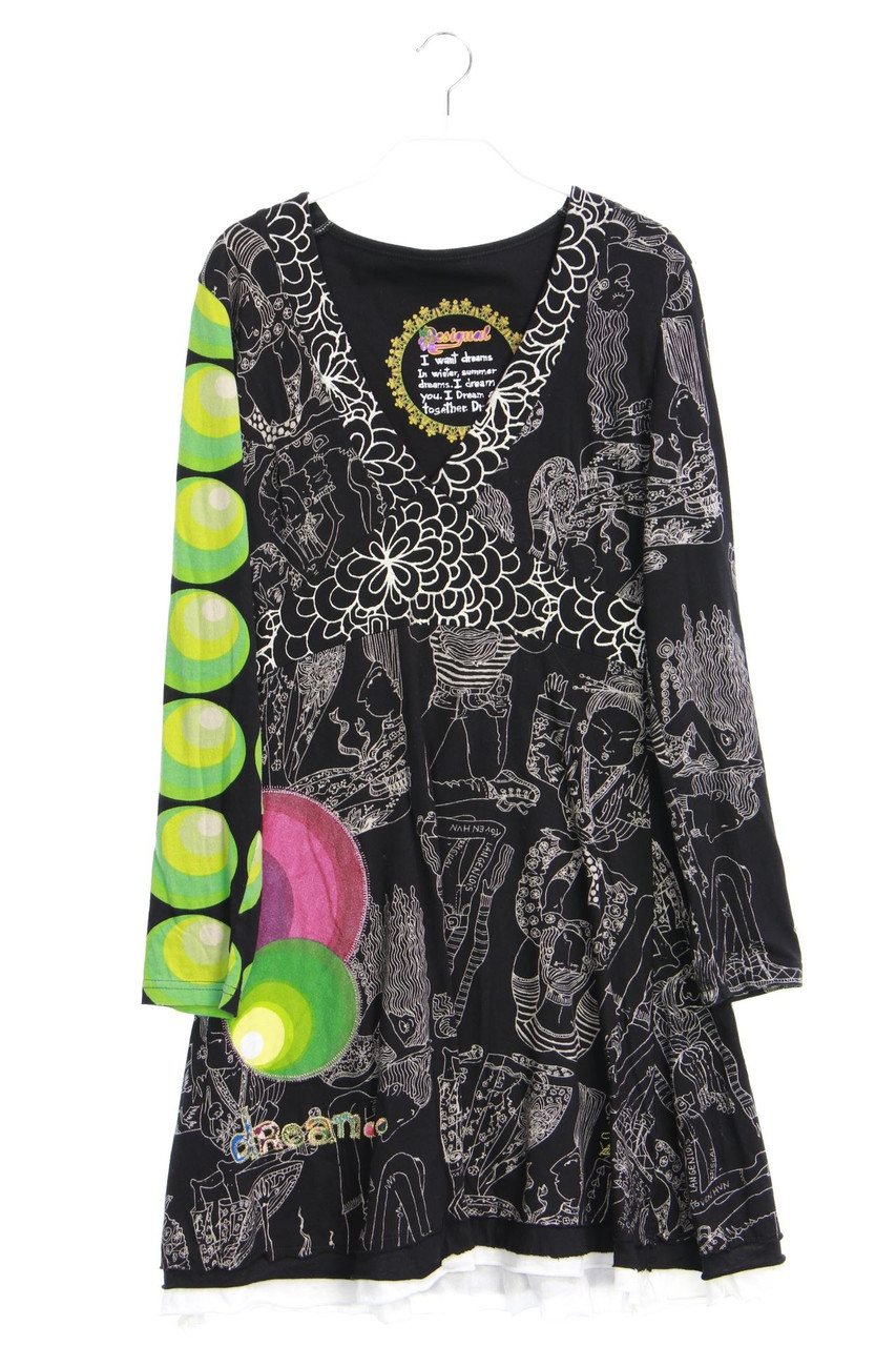 Desigual - Kleid mit Print - L