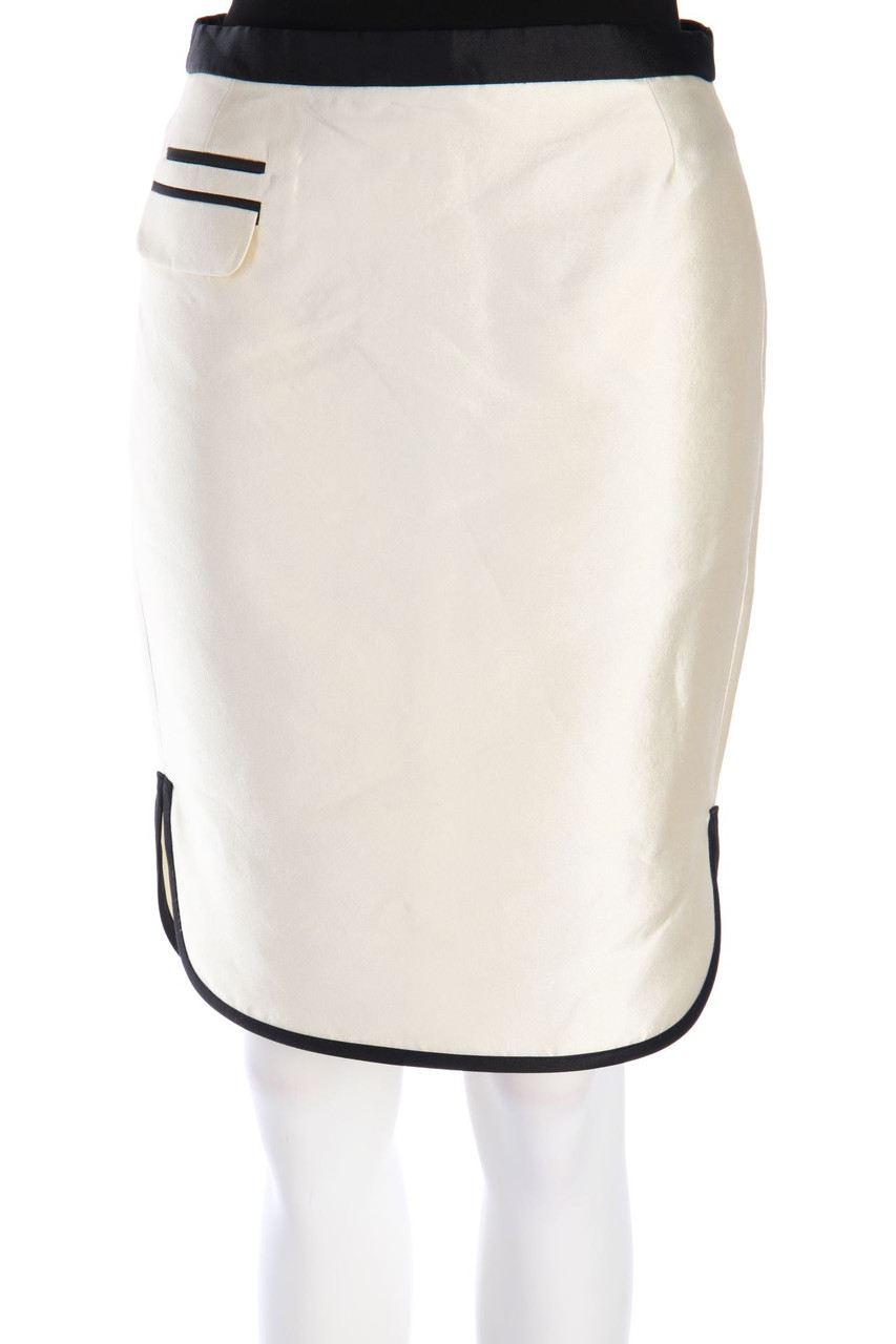 J.CREW - Bleistift-Rock aus Woll-Mix mit Seide - D 34