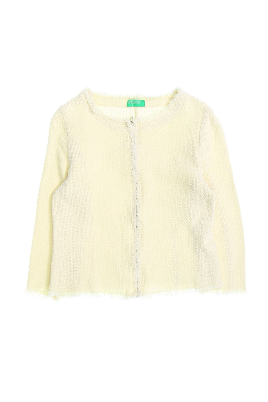 UNITED COLORS OF BENETTON - Strick-Jacke mit Fransen - 170