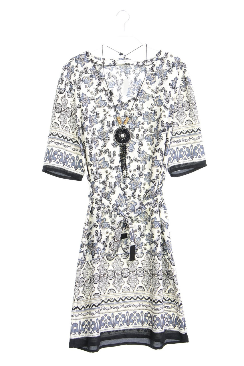 cache cache - Tunikakleid im Boho-Stil mit Kette - D 36