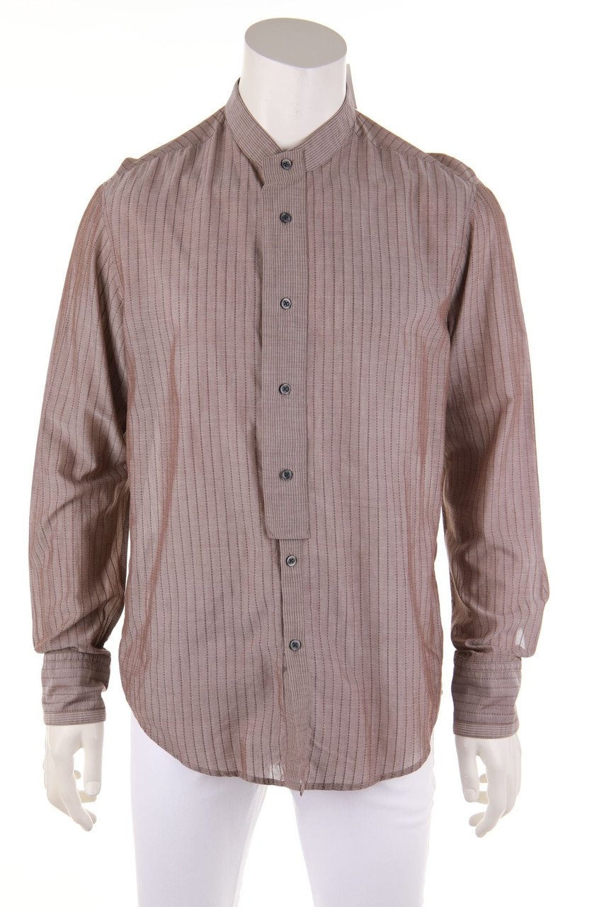 BOSS HUGO BOSS - gestreiftes Hemd aus Baumwolle - XL