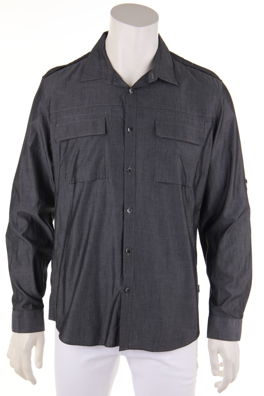 Calvin Klein - klassisches Hemd mit aufgesetzten Taschen - L