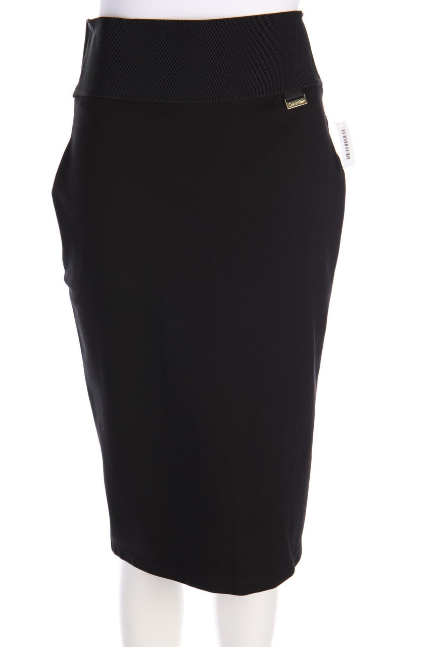 Calvin Klein - Rock mit Logo-Plakette - S