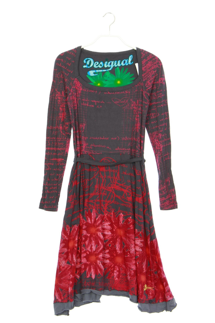 Desigual - Kleid aus Baumwolle mit Print - S