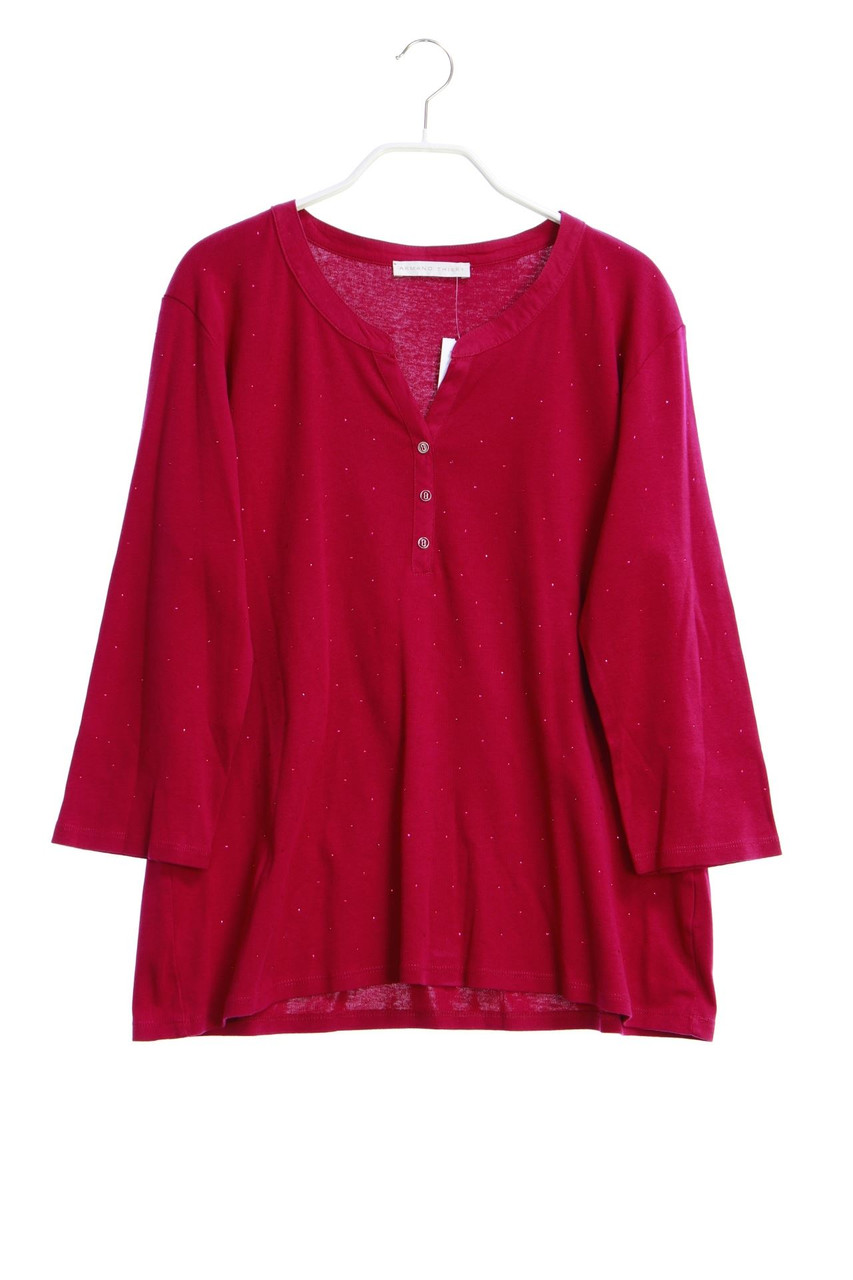 ARMAND THIERY - 3/4-Arm-Shirt mit Strass-Steinen - D 40-42