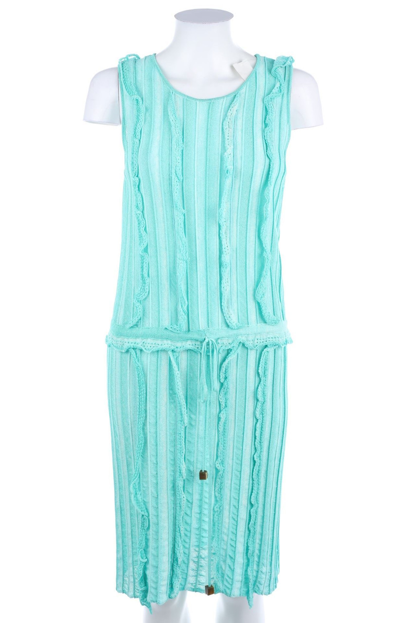 Ohne Label - Kleid mit Rüschen mit Tunnelzug - M