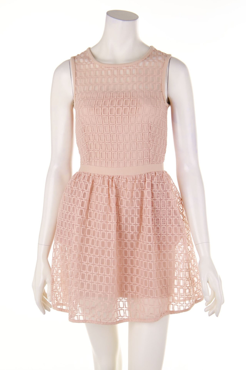 maje - Kleid mit Stickereien - D 34