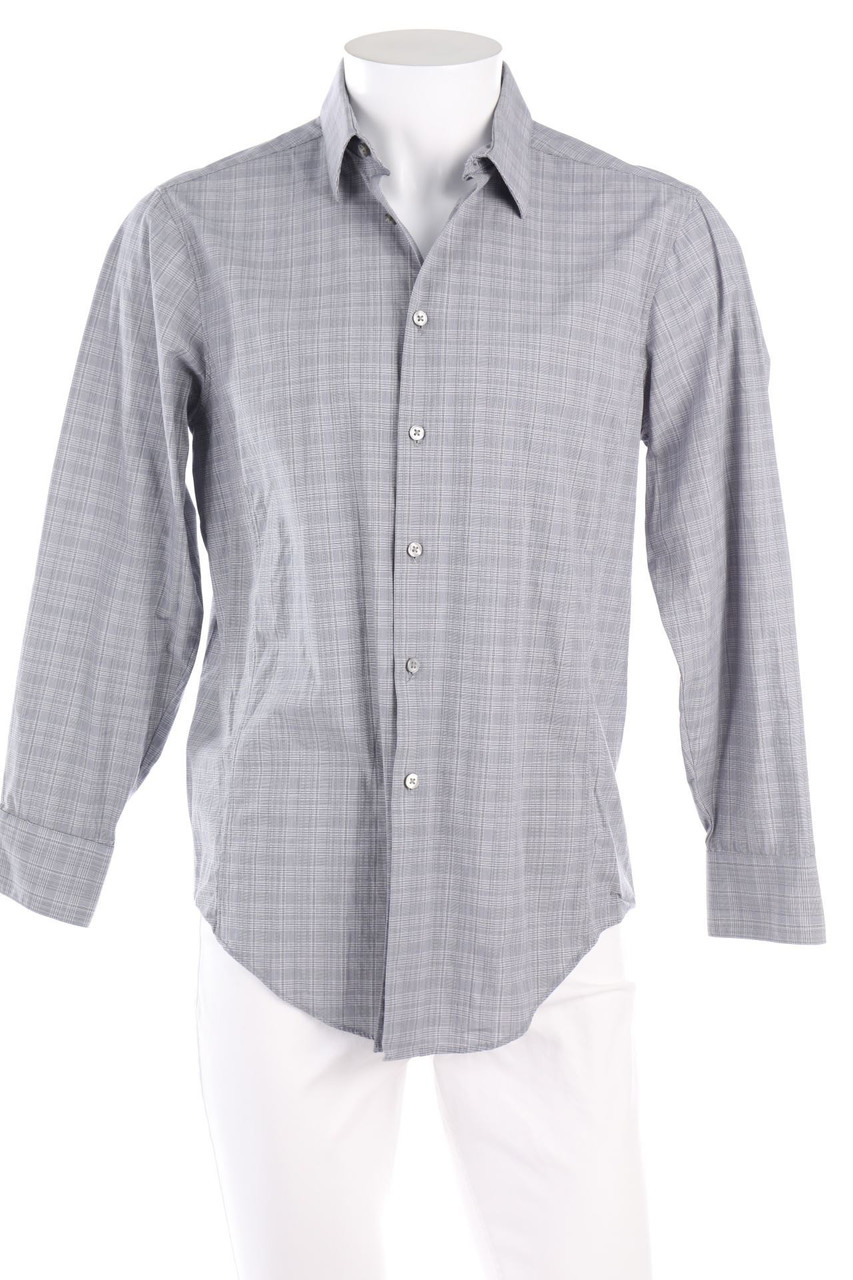 Calvin Klein - kariertes Hemd mit Stretch - 39