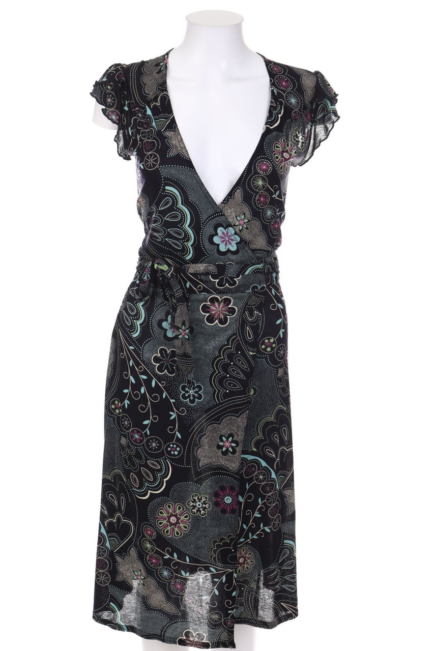 TOPSHOP - Wickelkleid mit floralem Muster - D 36