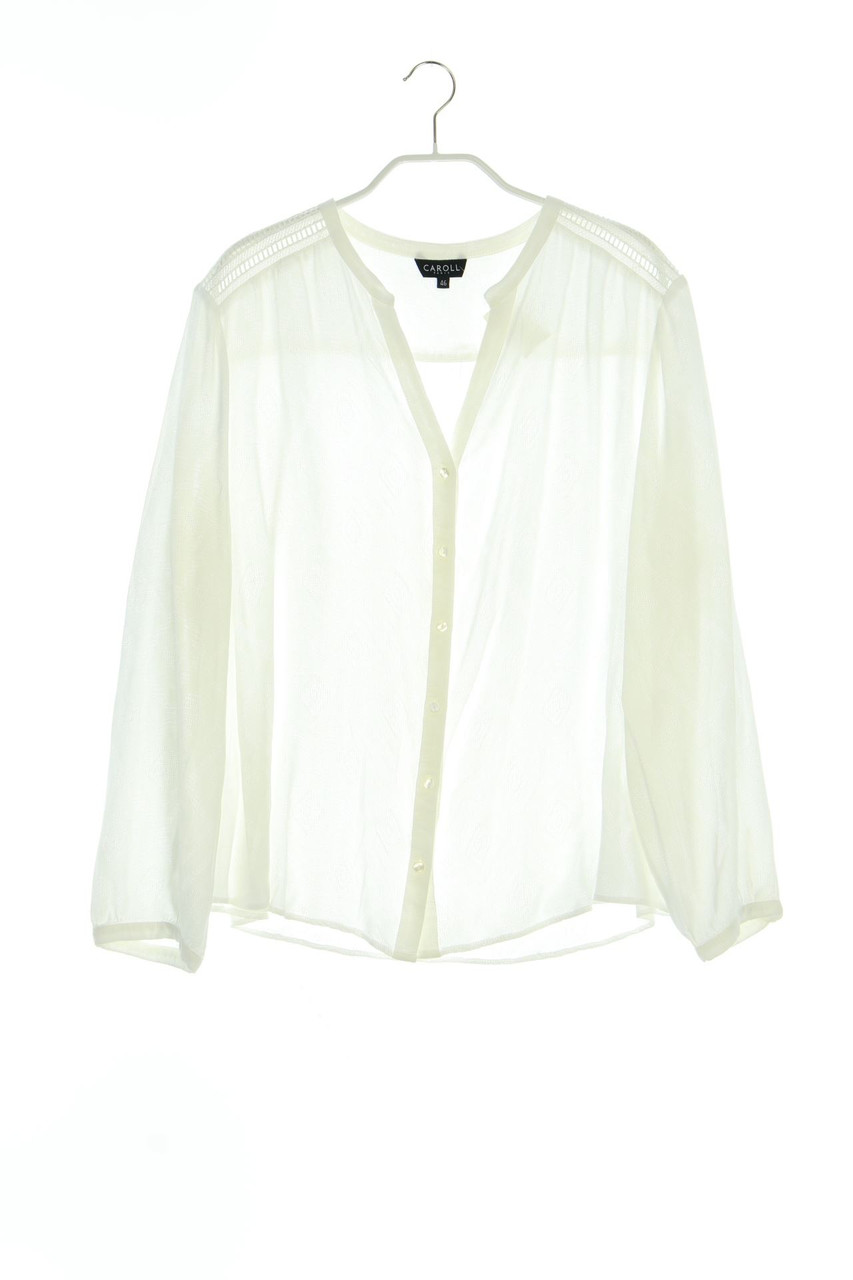 CAROLL - Hemd-Bluse mit Lochspitze - D 46