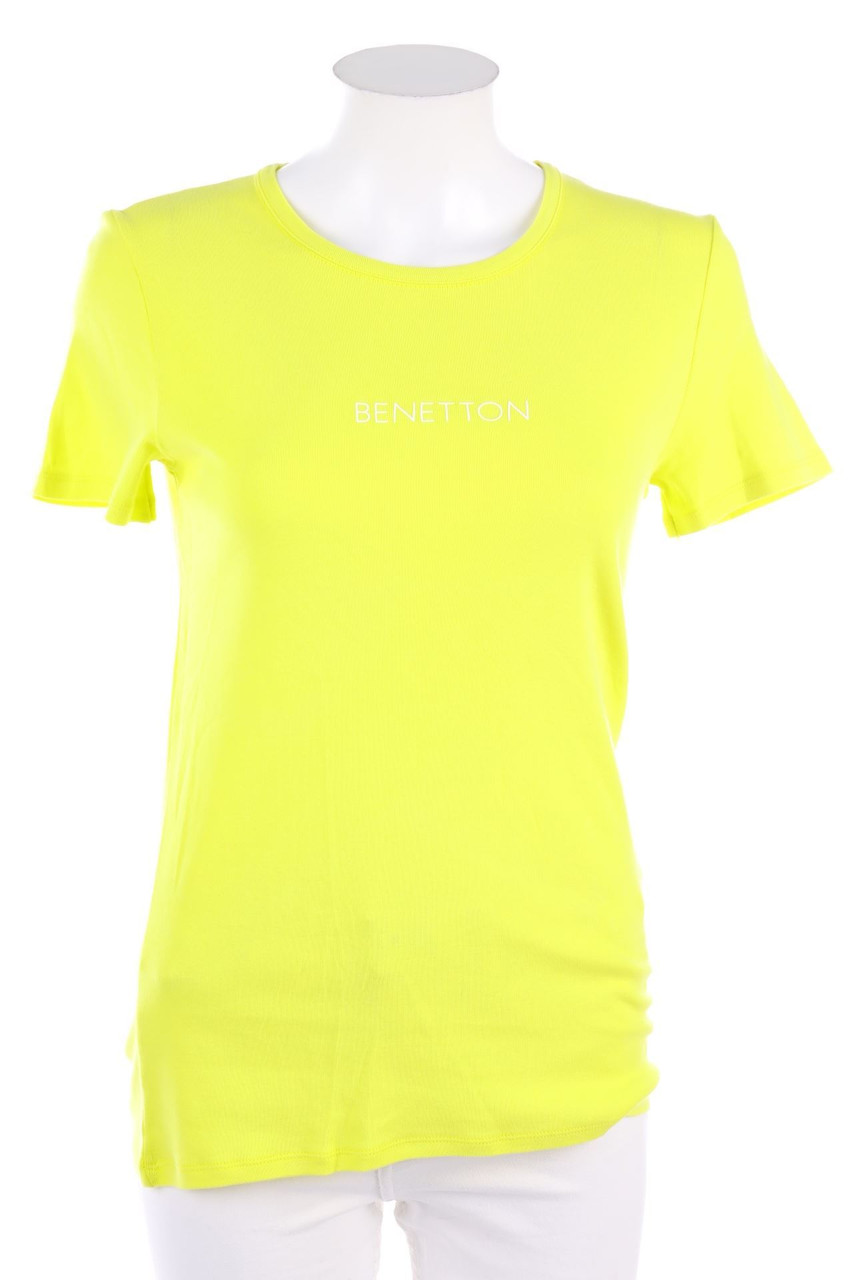 UNITED COLORS OF BENETTON - Kurzarm-Shirt mit Logo-Print - XS