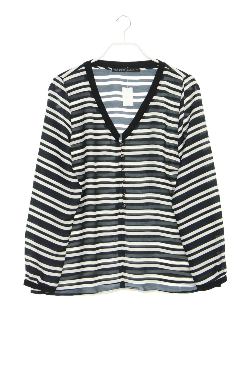 ZARA - Bluse mit Streifen - XL