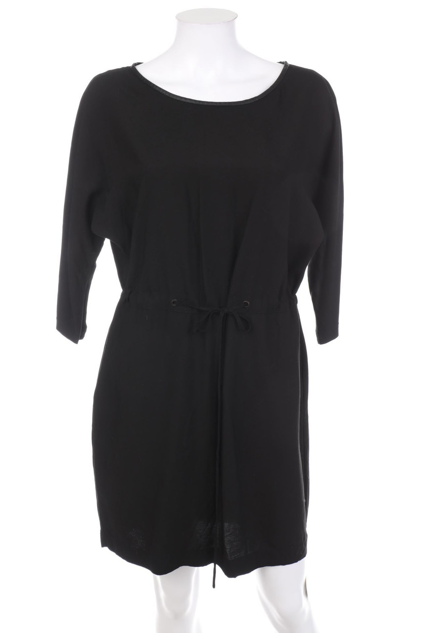 ZARA - Kleid mit Kunstleder-Details - M