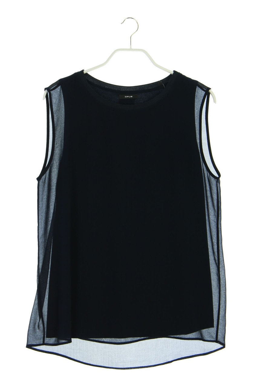 OPUS - Blusentop im Layer Look mit Chiffon - D 40
