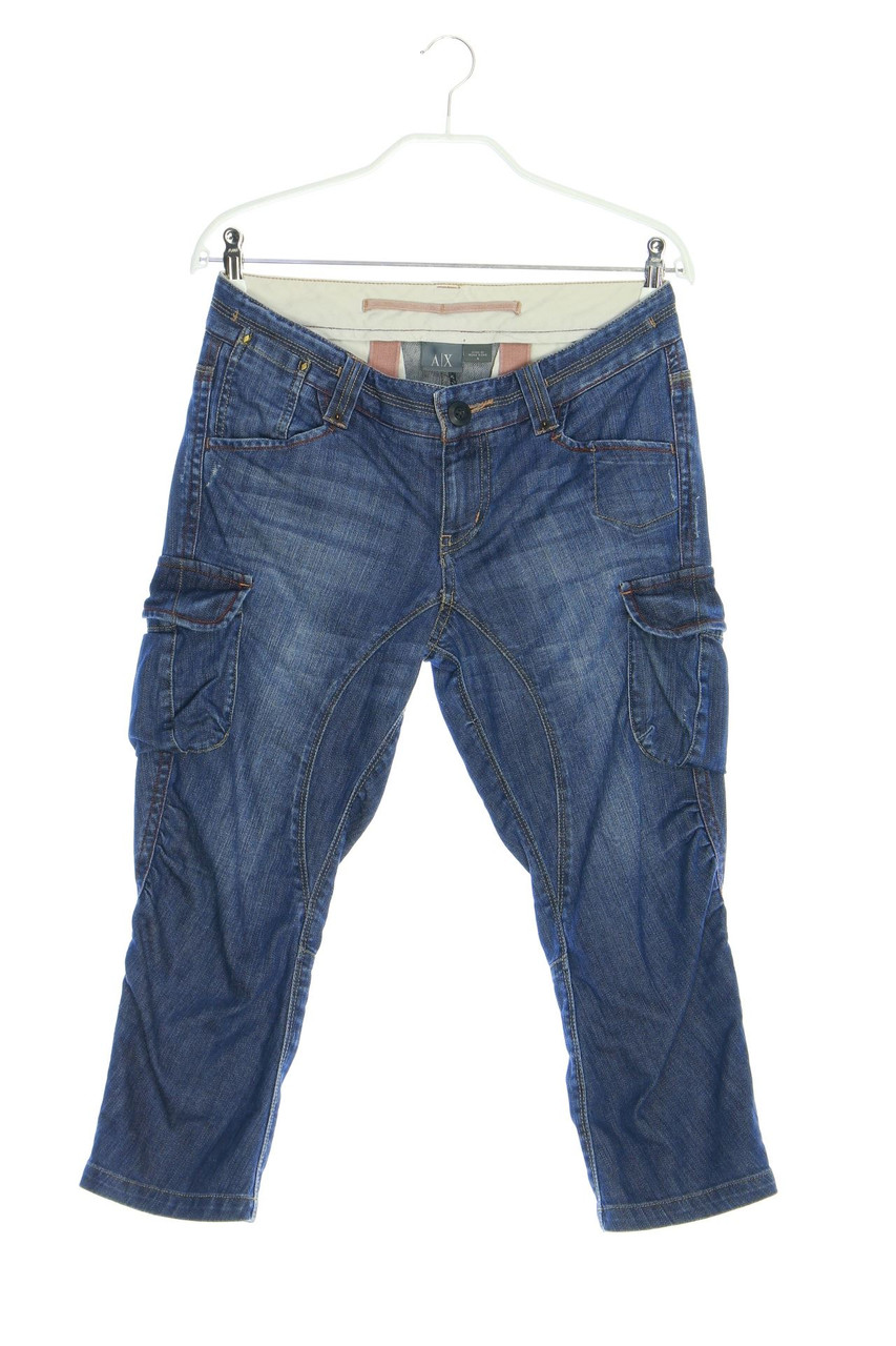 AX ARMANI EXCHANGE - Capri-Hose mit aufgesetzten Taschen - D 36