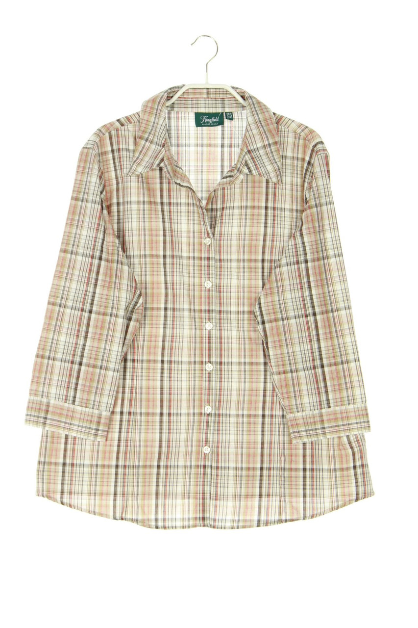 Kingfield Charles Vögele - Bluse mit 3/4-Ärmel mit Karo-Muster - D 44