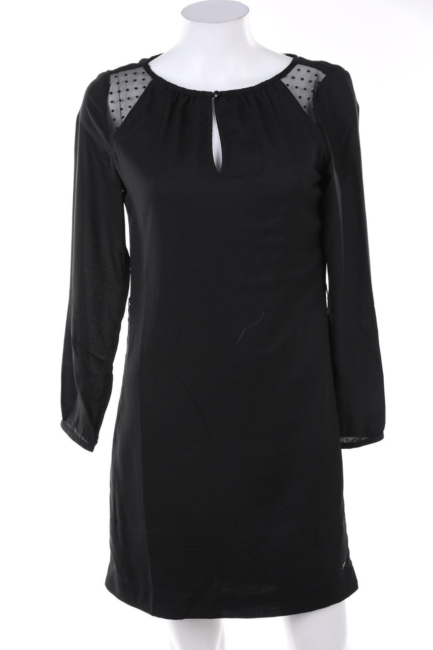 s.Oliver - Kleid mit Mesh-Einsatz - S