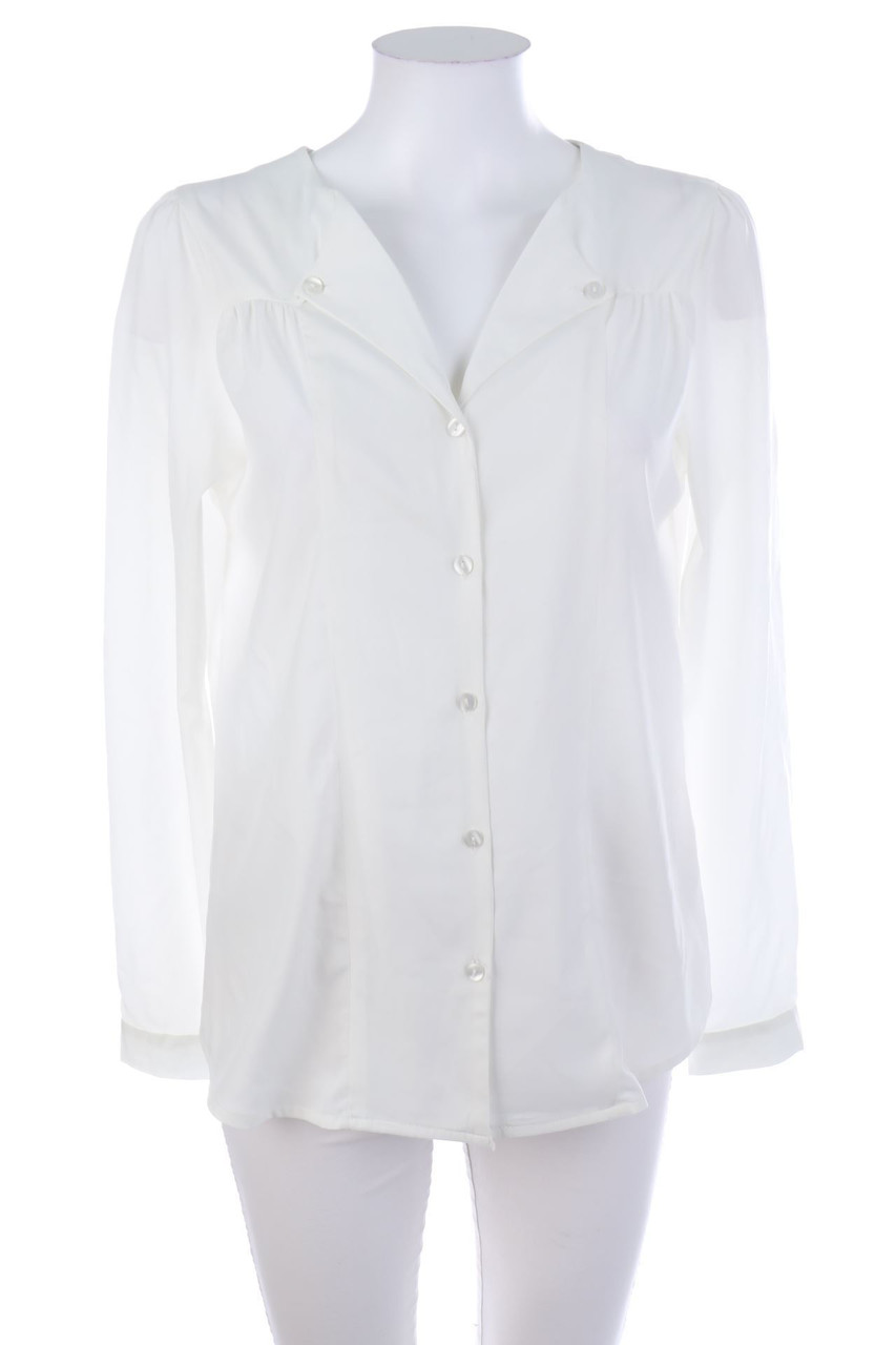 ICHI - Clean Chic-Bluse mit Raffungen - S