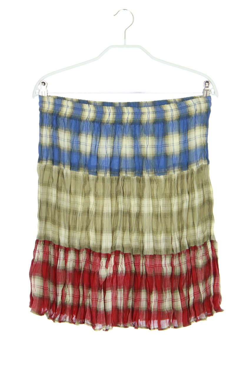 Ohne Label - Minirock mit Karo-Muster - XS