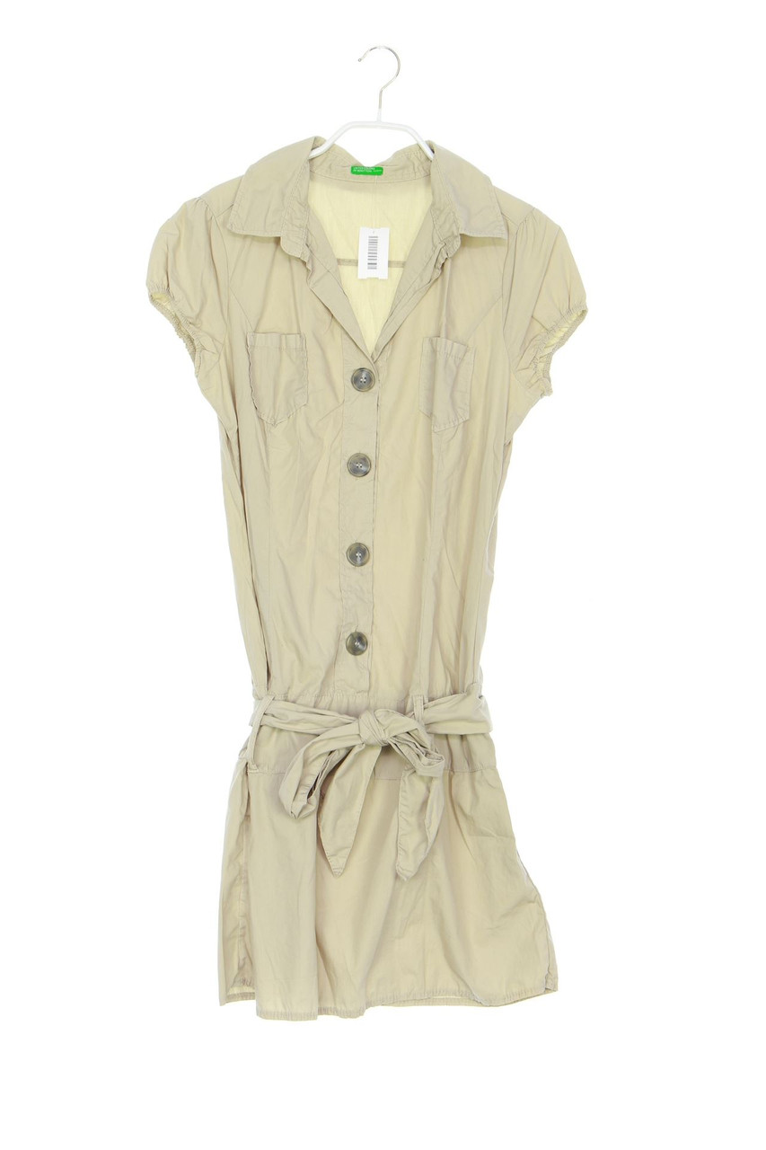 UNITED COLORS OF BENETTON - Kleid aus Baumwolle im Safari-Stil - S