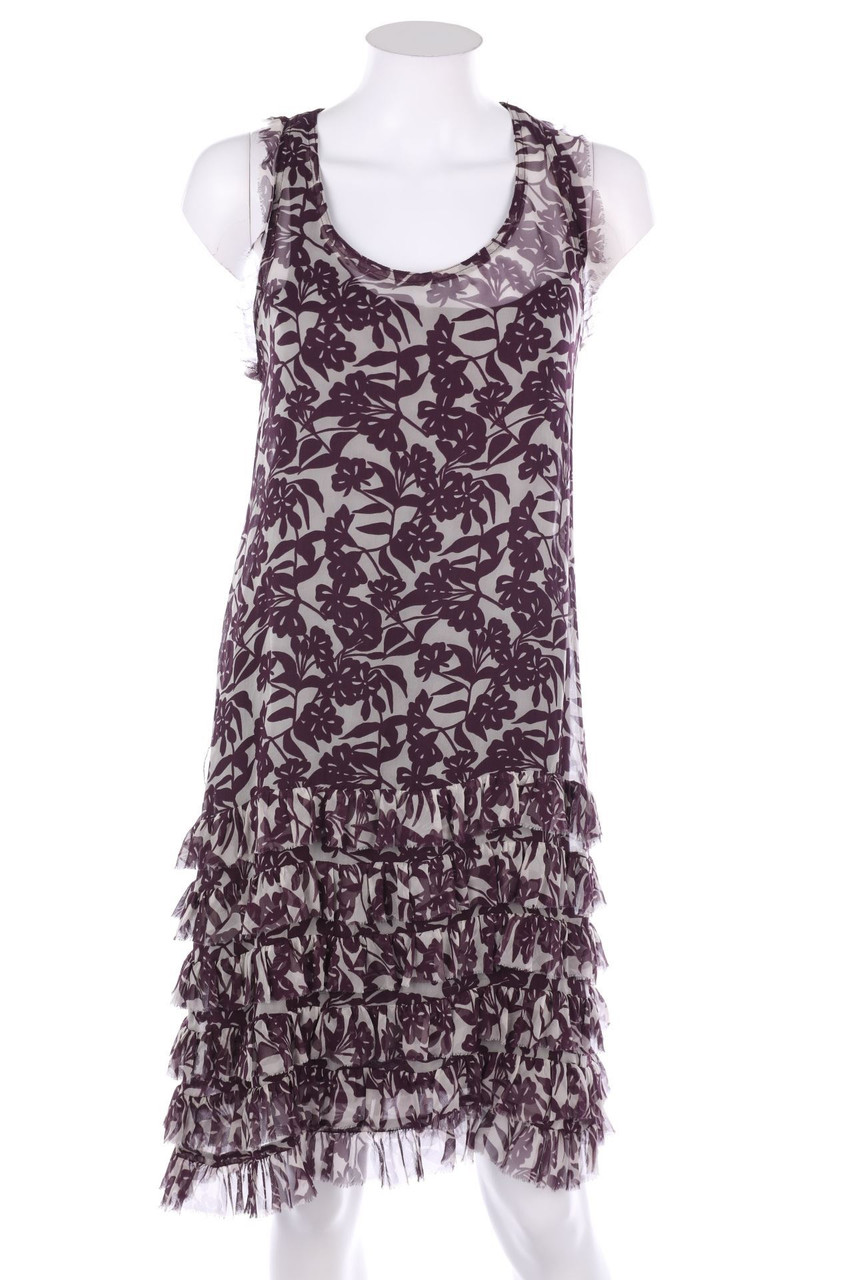 KOOKAI - Kleid aus Seide im Layer Look mit Volants - D 36