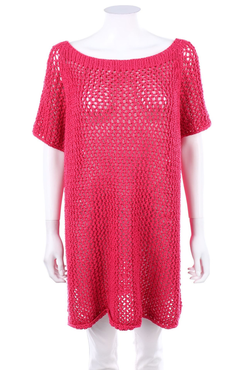 Ohne Label - Long-Strick-Pullover - L